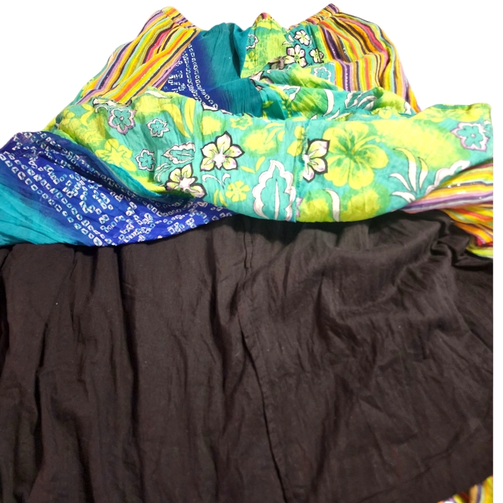 Soft Surroundings Multi-Print Color Fully Lined Maxi Skirt | Size Medium - Picture 7 of 12
